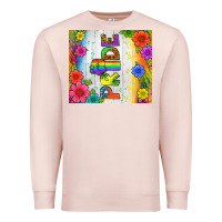 Pale Pink LGBTQ+ Pride With Flower Tumbler Premium Sweatshirt - BundleAndBundleShop