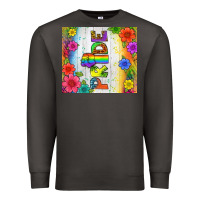 Smoke LGBTQ+ Pride With Flower Tumbler Premium Sweatshirt - BundleAndBundleShop