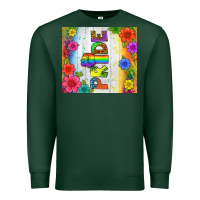 Sports Green LGBTQ+ Pride With Flower Tumbler Premium Sweatshirt - BundleAndBundleShop