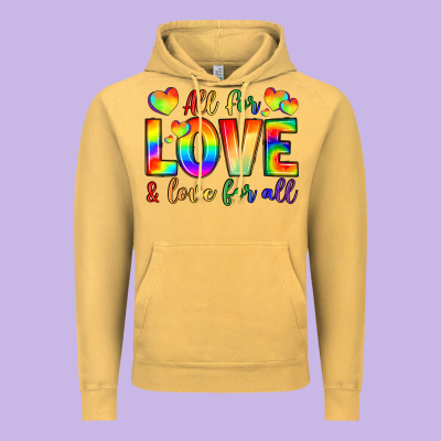 All For Love And Love For Love Vintage Hoodie Designed By Lillyallendesigns