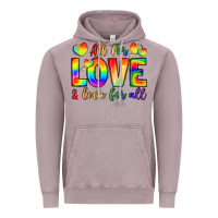Vintage Zinc all for love and love for love Vintage Hoodie - LillyAllenDesigns