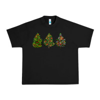 Black christmas trees Urban Heavy Tee - LillyAllenDesigns