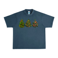Midnight Navy christmas trees Urban Heavy Tee - LillyAllenDesigns