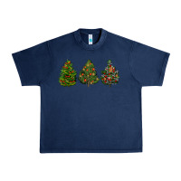 Navy christmas trees Urban Heavy Tee - LillyAllenDesigns