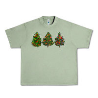 Oil Green christmas trees Urban Heavy Tee - LillyAllenDesigns