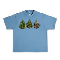Pebble Blue christmas trees Urban Heavy Tee - LillyAllenDesigns