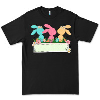 Black easter bunny trio Premium Tee - MaliasSmallBusiness