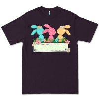 Plum easter bunny trio Premium Tee - MaliasSmallBusiness