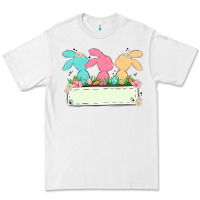 White easter bunny trio Premium Tee - MaliasSmallBusiness