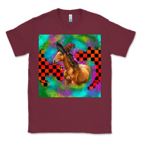 Burgundy Halloween Quarter Horse Classic Tee - LillyAllenDesigns