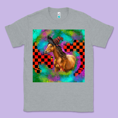 Halloween Quarter Horse Classic Tee Designed By Lillyallendesigns