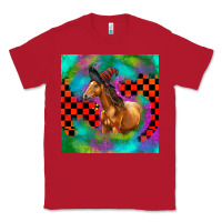 Red Halloween Quarter Horse Classic Tee - LillyAllenDesigns