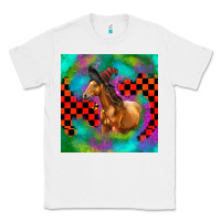 White Halloween Quarter Horse Classic Tee - LillyAllenDesigns