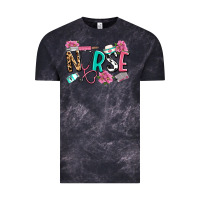 Cloud Black nurse Vintage Tee - LillyAllenDesigns