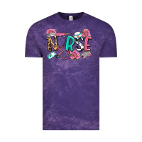 Cloud Purple nurse Vintage Tee - LillyAllenDesigns