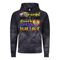 Cloud Black be careful who you hate it could be someone you Vintage Hoodie - LillyAllenDesigns