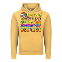 Vintage Mustard be careful who you hate it could be someone you Vintage Hoodie - LillyAllenDesigns