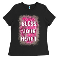 Black bless your heart Ladies Tee - MaliasSmallBusiness