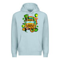 Blue Mist St. Patrick's school bus Premium Hoodie - OliviaCreatesArt