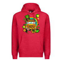 Cardinal St. Patrick's school bus Premium Hoodie - OliviaCreatesArt