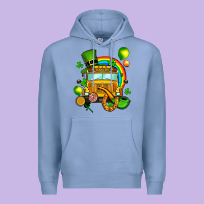 St. Patrick's School Bus Premium Hoodie Designed By Oliviacreatesart