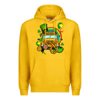 Lemon St. Patrick's school bus Premium Hoodie - OliviaCreatesArt