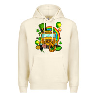 Sandshell St. Patrick's school bus Premium Hoodie - OliviaCreatesArt