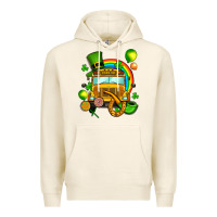 Tofu St. Patrick's school bus Premium Hoodie - OliviaCreatesArt