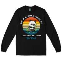 Black In a world where you can be anything be kind Long Sleeve Tee - Bettercallsaul