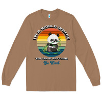 Toasted Coconut In a world where you can be anything be kind Long Sleeve Tee - Bettercallsaul