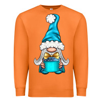 Carrot winter gnome with gift Premium Sweatshirt - BundleAndBundleShop