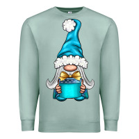 Seafoam winter gnome with gift Premium Sweatshirt - BundleAndBundleShop