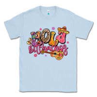 Dusty Blue hola bitchachos mexico cinco de mayo Classic Tee - LillyAllenDesigns