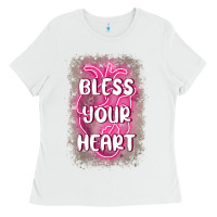 White bless your heart Ladies Tee - MaliasSmallBusiness