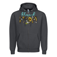 Smoke Blessed mom sunflower mother's day Zipper Hoodie - HowdyJamesFarm