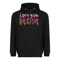 Black love you mom Heavyweight Hoodie - FaDigitalArtStudio
