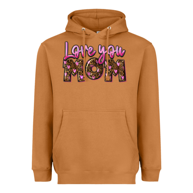 Love You Mom Heavyweight Hoodie by FaDigitalArtStudio | Teevron