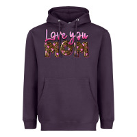 Plum love you mom Heavyweight Hoodie - FaDigitalArtStudio