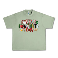 Oil Green Santa's Favorite Class Christmas Urban Heavy Tee - LillyAllenDesigns