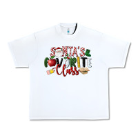 White Santa's Favorite Class Christmas Urban Heavy Tee - LillyAllenDesigns