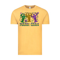 Vintage Mustard mardi gras crawfish Vintage Tee - LillyAllenDesigns