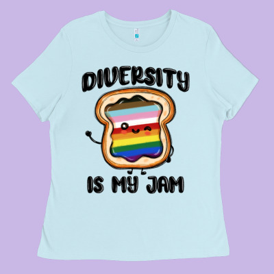 Diversity Is My Jam Ladies Tee Designed By Maliassmallbusiness