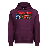 Mauve Wine Western American Mama Mother's Day Urban Hoodie - LillyAllenDesigns