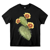 Black opuntia phaeacantha Heavy Core Tee - LillyAllenDesigns