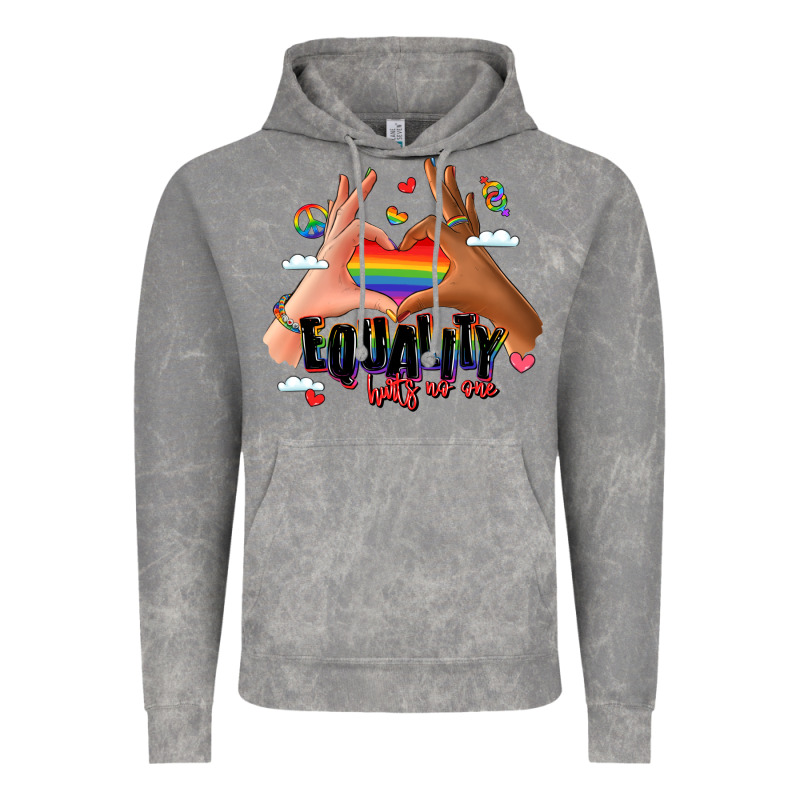 Equality Hurts No One Lgbtq Hands Vintage Hoodie by LillyAllenDesigns | Teevron