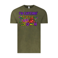 Vintage Olive i m catchin if you re throwin Vintage Tee - LillyAllenDesigns