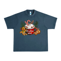 Midnight Navy christmas vibes hot cocoa Urban Heavy Tee - LillyAllenDesigns