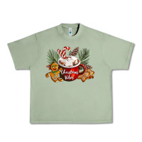 Oil Green christmas vibes hot cocoa Urban Heavy Tee - LillyAllenDesigns
