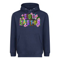 Navy egg and easter Heavyweight Hoodie - FaDigitalArtStudio