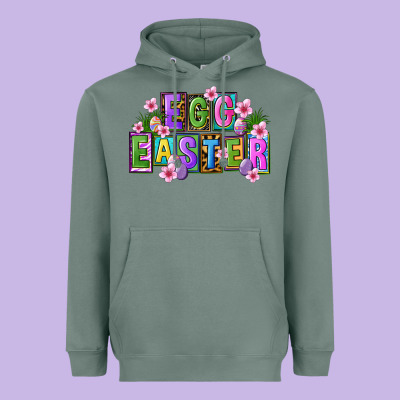 Egg And Easter Heavyweight Hoodie Designed By Fadigitalartstudio